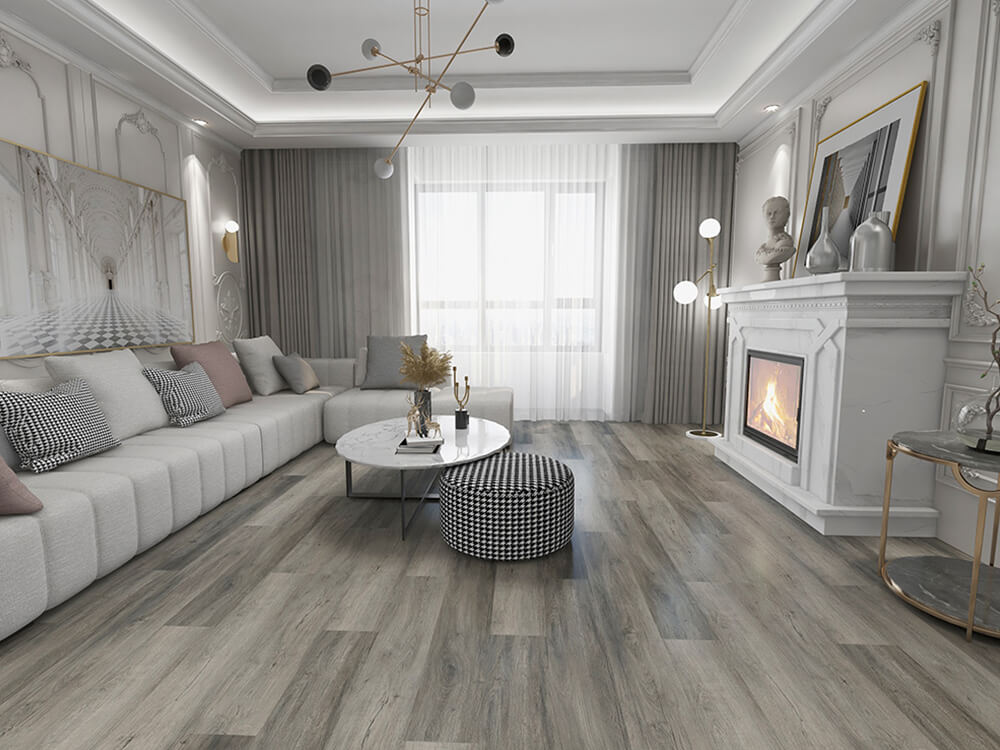 أرضيات LVT ذات الظهر الجاف