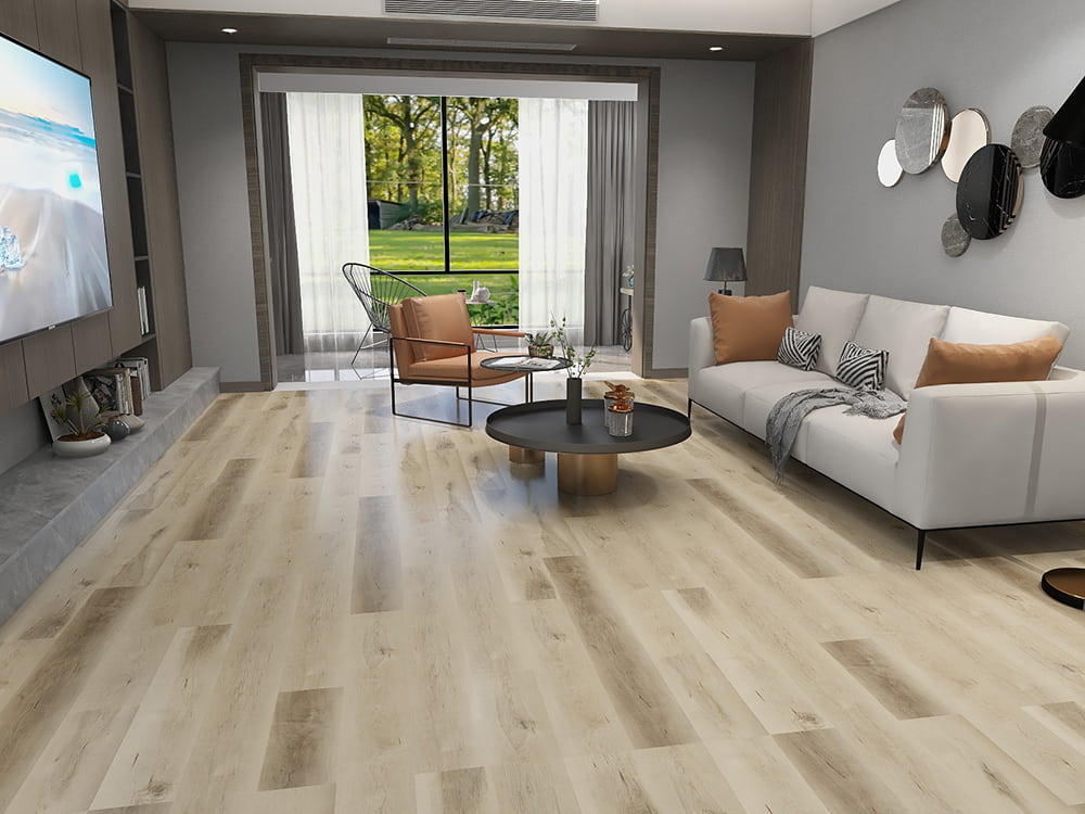 أرضيات LVT ذات الظهر الجاف