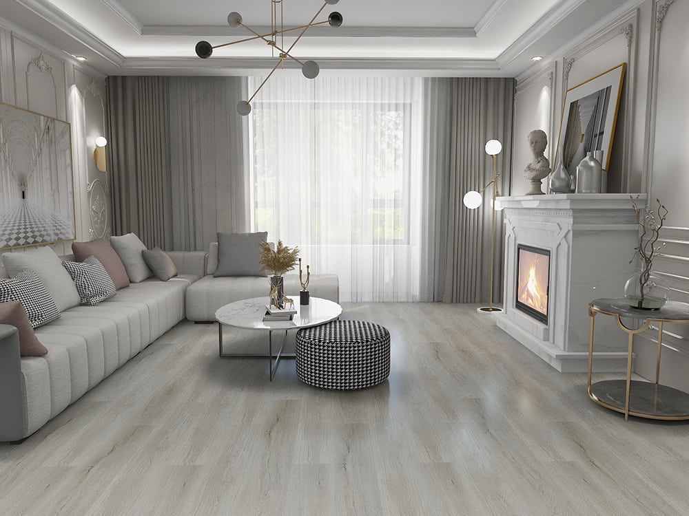أرضيات LVT ذات الظهر الجاف